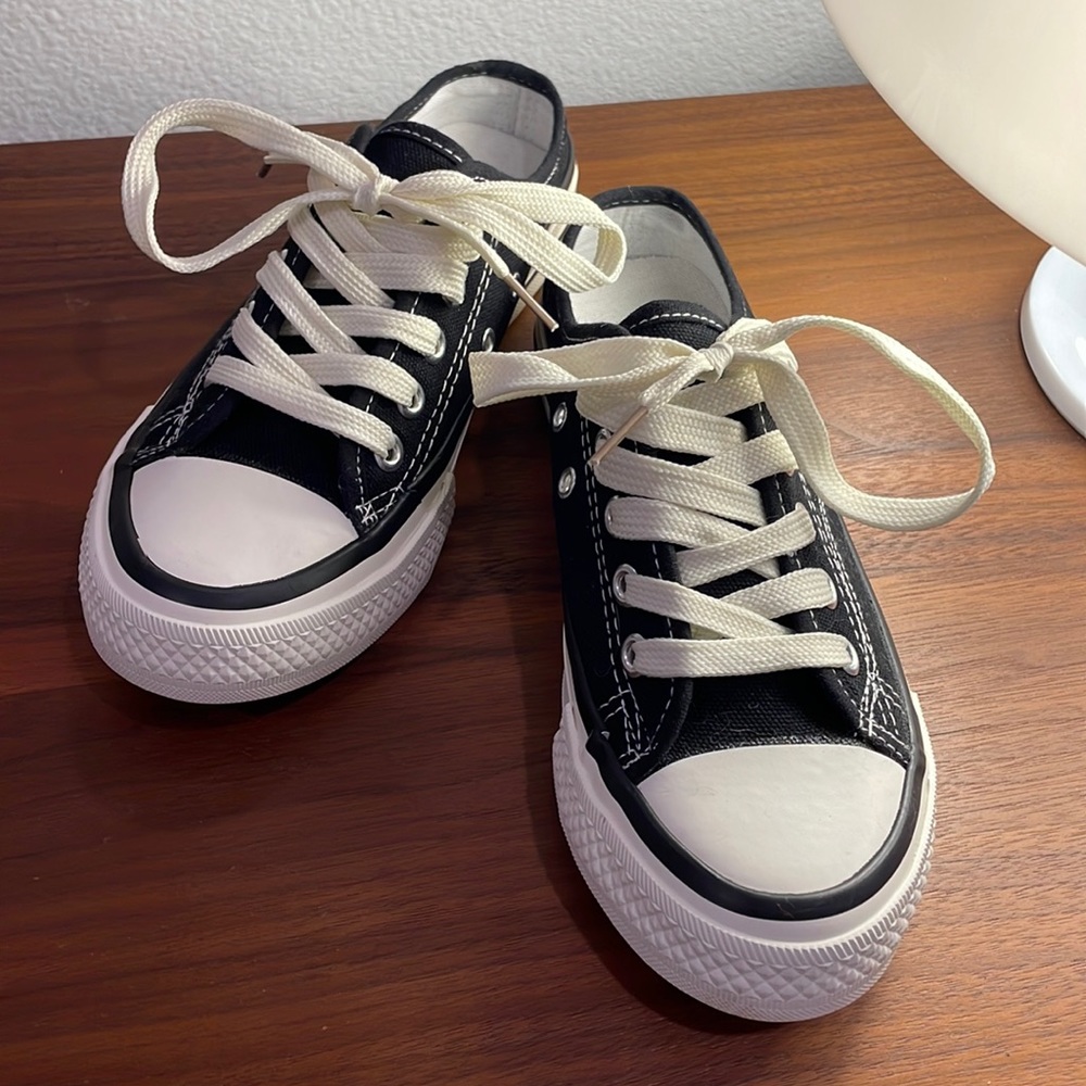 Mule sneakers (navy blue)